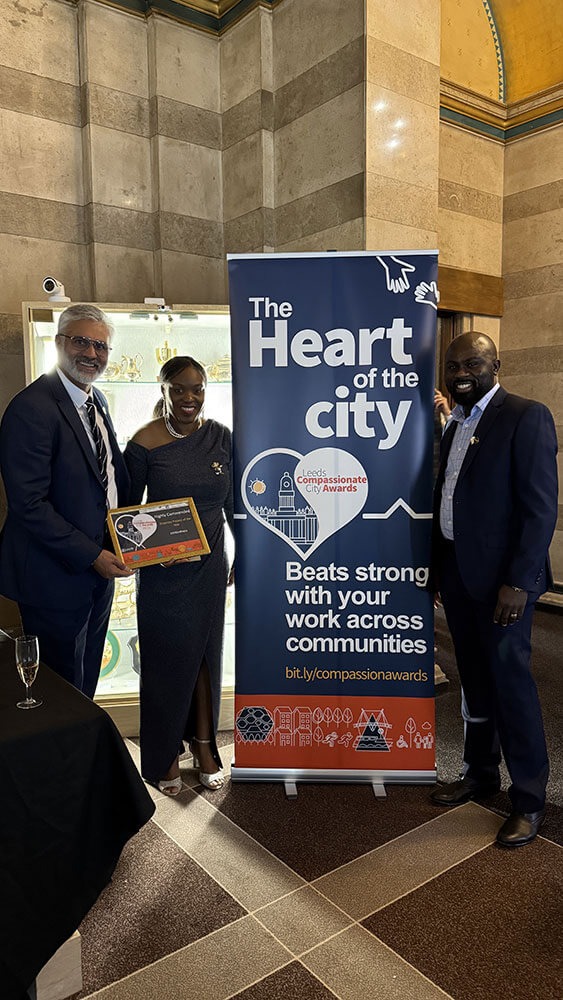 Afrikindess at Leeds Compassionate City Awards 2025