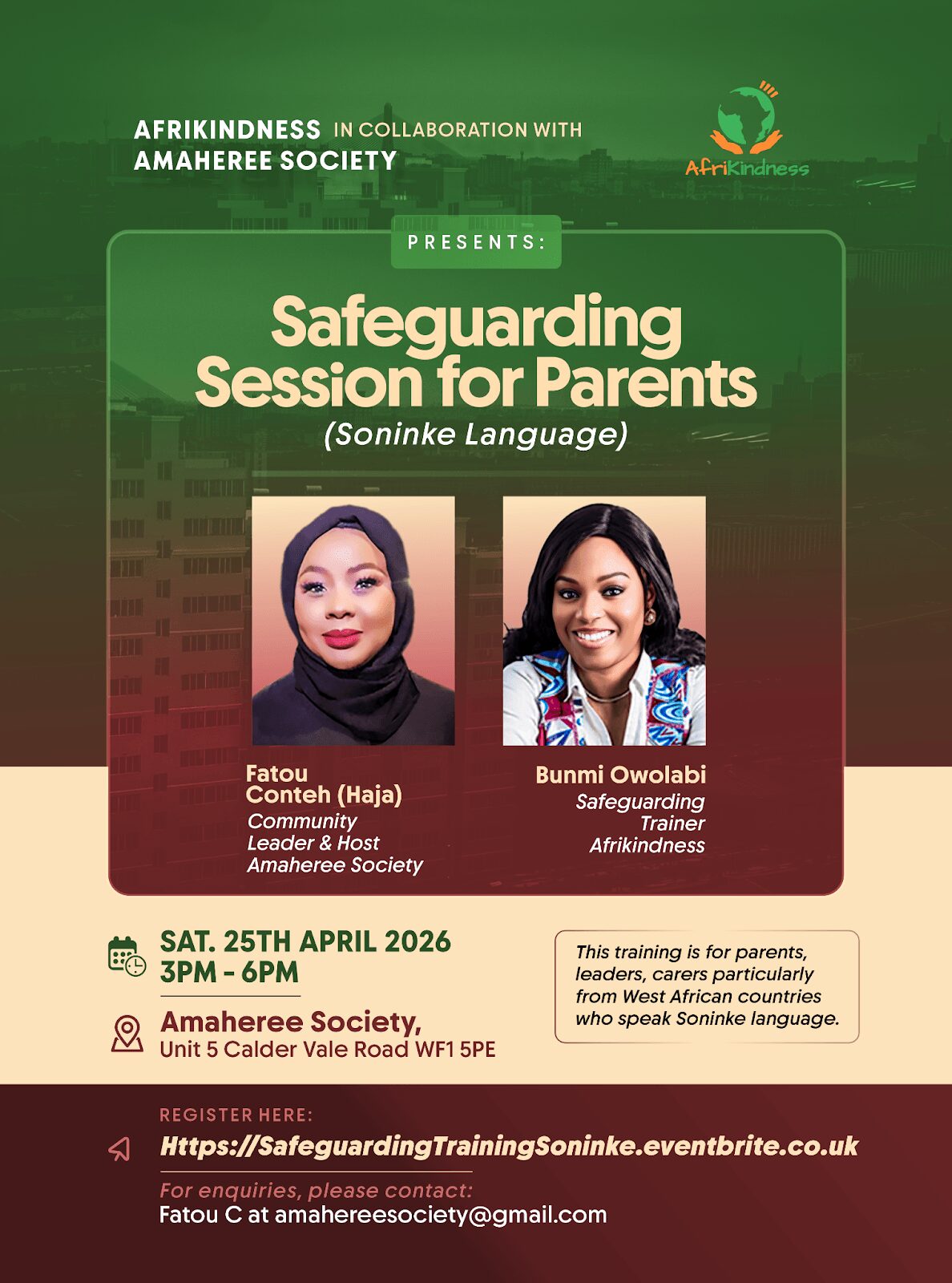 Safeguarding session for parents